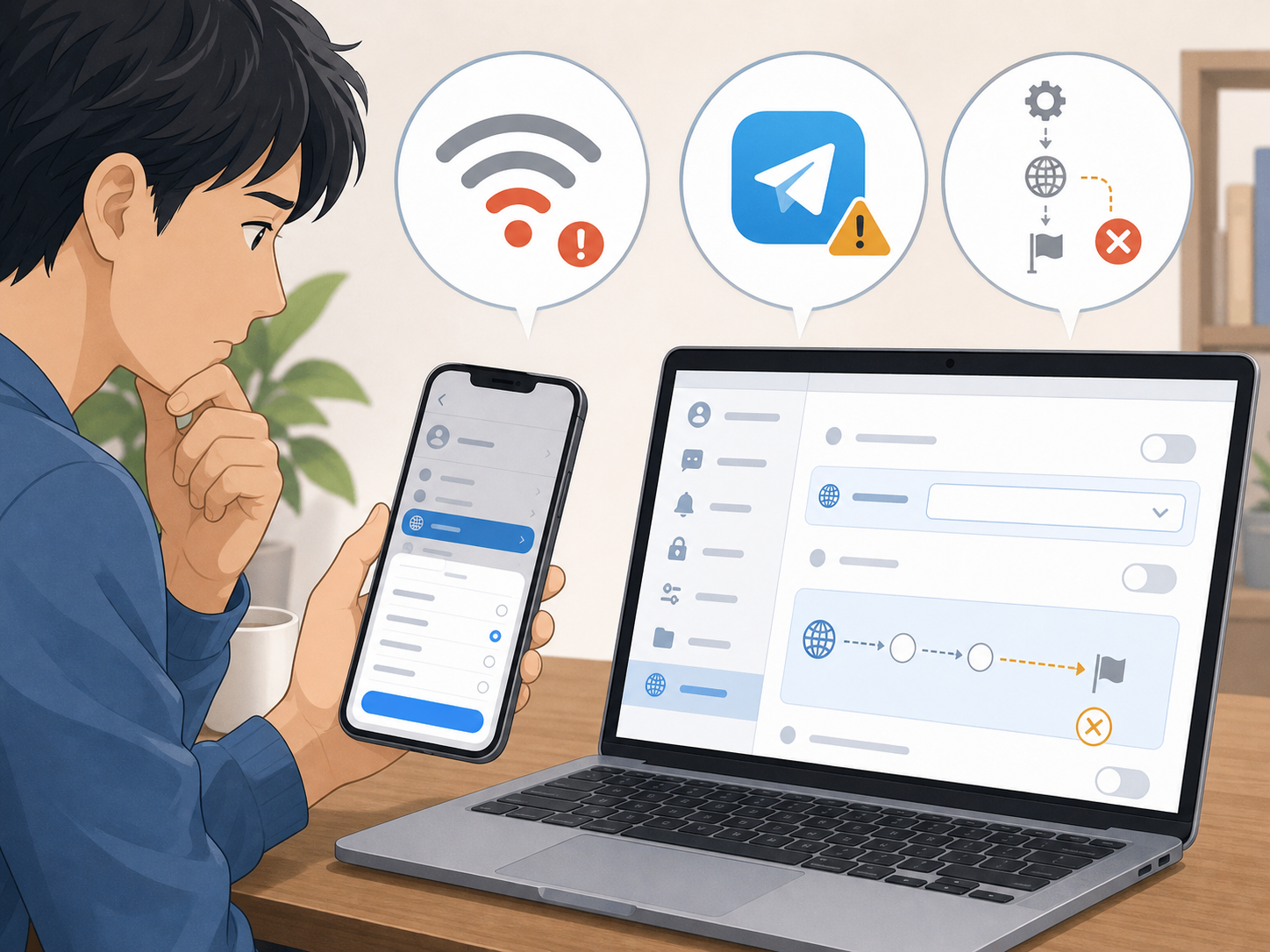 テレグラム（Telegram）を日本語化する方法は？iPhone・Android・PCでの設定手順